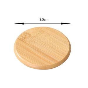 Juego de Posavasos Redondos de Bambú Natural con Grabado Láser, en Oferta - Product Image 2