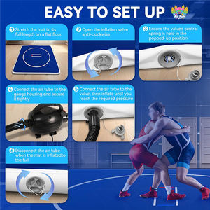 Tapis de lutte gonflable 10' x 10' Tappetino Da Wrestling Gonfiabile Inflable Mat Jiujitsu - Product Image 5