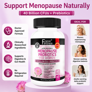 Complément personnalisé pour la ménopause pour femmes, capsules d'équilibre hormonal pour les sueurs nocturnes, les bouffées de chaleur, les changements d'humeur, capsules pour la ménopause - Product Image 4