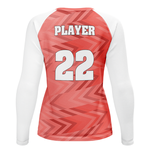 เสื้อวอลเลย์บอลแขนยาวทรงสลิมฟิตสำหรับผู้หญิงแฟชั่น - Product Image 6