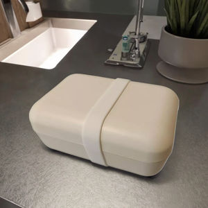 Scatola Porta Sapone Biodegradabile <span class=keywords><strong>da</strong></span> Viaggio in Bambù con Coperchio per Bagno, Shampoo, Balsamo, Piatti, Casa, Doccia, <span class=keywords><strong>Esterno</strong></span>, Escursioni e Campeggio - Product Image 4