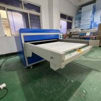 Presse à chaud pneumatique format A2 automatique pour carrelage céramique/vêtements, grande sublimation sur métal, état neuf