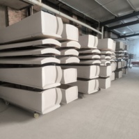 Suministros funerarios de estilo europeo Caja de ataúd de calidad premium para salida final elegante