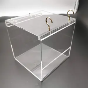 Mangeoire automatique pour perruches, cage anti-déversement, mangeoire en acrylique pour animaux de compagnie - Product Image 1