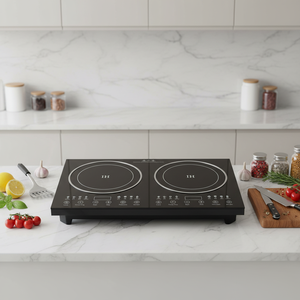 Electrodomésticos de Cocina, Placa de Inducción Doble, Hornillas Dobles de Inducción, Placa de Cocina Eléctrica de Inducción, Placa Calefactora Eléctrica - Product Image 6