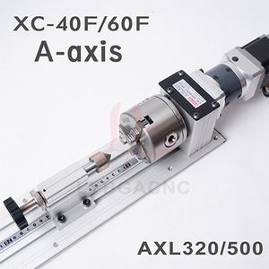 CNC gravure forage et fraiseuse routeur graveur XC-40F adapté pour l'industrie guide linéaire DSP pilote numérique 0.8KW - Product Image 5