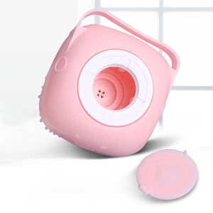 Cepillo de Baño Exfoliante de Silicona Suave, Cepillo de Limpieza para Bebés con Dispensador de Jabón - Product Image 3