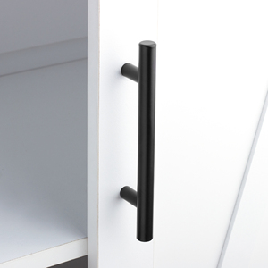 Poignée en T creuse en acier inoxydable, fournitures de quincaillerie pour meubles, vente en gros, longues poignées noires pour armoires, tables de chevet et portes - Product Image 6