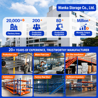 Système d'étagères de stockage industriel en acier pour entrepôt, installation rapide, étagères de mezzanine, fournisseur d'usine