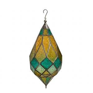 Gros Arabe En Métal Bougie Lanterne - Product Image 1
