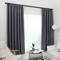 Wholesale Factory Cheap Price Ready Made Blackout Window Curtain Panels Set For Bedroom Living Room