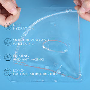 Produttore Logo personalizzato bambini gelatina foglio facciale maschera trasparente per il viso con scollo vitamina C e maschera di cristallo a base di erbe - Product Image 2