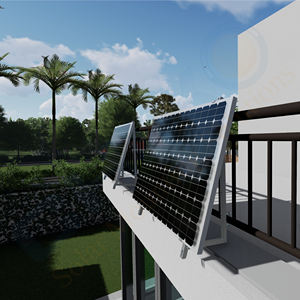 CHIKO SOLAR New Developed High Quality 10-Year Warranty Hot-Dip Galvanized Solar Panel Mounting <b>Bracket</b> <b>for</b> Balcony <b>Wall</b> Mount - Product Image 1