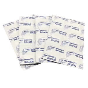 Comprimés nettoyants pour prothèses dentaires Thousand Mountains, 24 pièces, nettoyage effervescent pour prothèses et appareils orthodontiques - Product Image 2