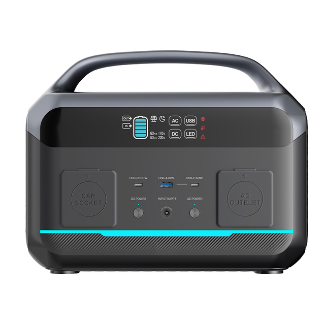 576Wh Lithium Battery Portable Power Station LFP Battery Outdoor Camping RV Travel Generator Water Cooling Radiator