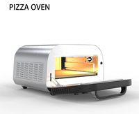 Oven Pizza Listrik Italia 1800W Kapasitas Besar Terlaris, Cocok untuk Penggunaan Rumah Tangga