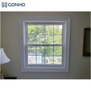 GONHO Hot Selling Custom Double Glass Aluminum Windows Single Double Hung Windows For New House Decoration