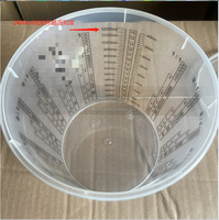 Vente directe usine – Gobelets de mélange pour revêtements liquides 0,5-1L, 1,5L, 3L, 5L, 1300ml – Plastique anti-solvant pour peinture automobile et mobilier