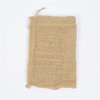 Sac à poussière en toile de jute biodégradable, recyclable, écologique, réutilisable, doux, avec cordon de serrage, pour emballage cadeau