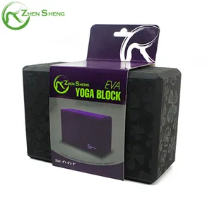 ZHENSHENG Custom Label EVA TPE Recycled Yoga Brick Fitness Exercise Yoga Blocks