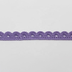 16mm verde marino blanco rojo marrón púrpura hermoso <span class=keywords><strong>bordado</strong></span> ganchillo borde de encaje para prendas, manualidades y textiles para el hogar - Product Image 6