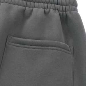 กางเกงลำลองผ้าฟลีซ350 GSM สำหรับผู้ชายกางเกงผ้าคอตตอนสไตล์อเมริกันกางเกงไม่มีซับในเอวทรงหลวม - Product Image 5