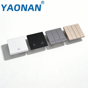 Interruttore Smart per Tende con Pannello Touch Graffiti, 3 Vie, 10A, Vetro, 220V, IP20 Impermeabile, Zigbee Wi-Fi, per Casa <span class=keywords><strong>e</strong></span> Hotel - Product Image 4