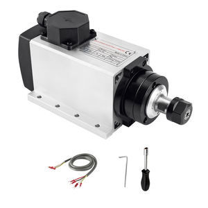 Vente directe usine : Moteur de broche carré refroidi par air 2,2 kW ER20 110V/220V pour routeur CNC et machine à bois - Product Image 1
