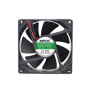 8025 cooling 5v fan dc axial flow fan 12 volt 80*80mm computer for 8cm cooling fan