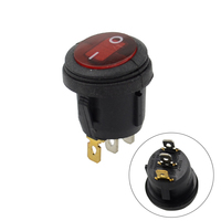 Interrupteur à bascule LED étanche IP65 pour bateau, interrupteur d'alimentation 12V, bouton KCD1