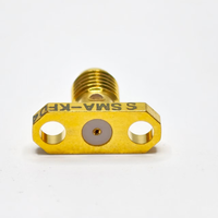 Connecteur coaxial haute fréquence SSMA-KFD40 à 4 trous pour montage sur panneau, idéal pour équipement de test micro-ondes – Vente directe usine