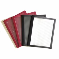 Porte-documents A4 transparent en PP imperméable avec logo personnalisé pour rapports, présentations, fournitures scolaires et produits de classement