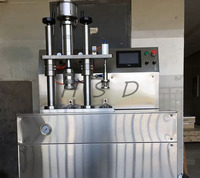 Machine de remplissage d'aérosols semi-automatique BOV, machine de remplissage de gaz pour aérosols