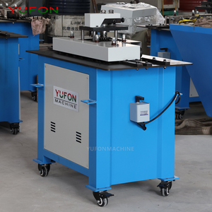 Máquina de conformado de cuellos Pittsburgh de chapa de acero para conductos cuadrados YUFON, para fabricación de tuberías <span class=keywords><strong>HVAC</strong></span> - Product Image 1