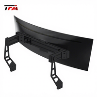 Support de simulateur de cockpit de course réglable haut de gamme, support d'écran unique, prend en charge 40 livres, compatible VESA, nouveau produit