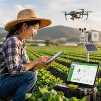 Développement de logiciels de gestion agricole, plateforme agricole, solution IoT agricole, système de surveillance des cultures, agriculture de précision
