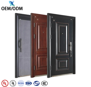 Fabricant <span class=keywords><strong>d</strong></span>'approvisionnement Maison turque Design moderne <span class=keywords><strong>Entrée</strong></span> avant en acier inoxydable Portes blindées de sécurité en acier pour les maisons - Product Image 1