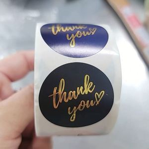 ขอบคุณที่สนับสนุนสติกเกอร์ธุรกิจขนาดเล็กของฉัน500ชิ้นต่อม้วนฉลากบรรจุภัณฑ์สติกเกอร์ช้อปปิ้ง - Product Image 4