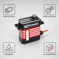 Servomoteur numérique sans noyau 7 kg, haute vitesse 0,08 s, 8,4 V, étanche, mini boîtier tout aluminium, vente en gros pour hélicoptères et avions RC