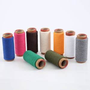 뜨개질 및 직조 원시 패턴을 위해 염색 된 재활용면 혼합 폴리 에스테르 원사 - Product Image 4