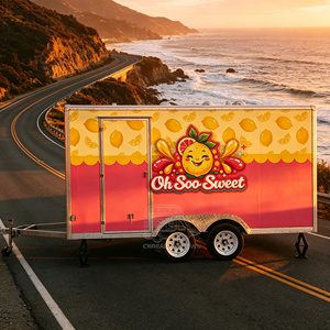 Fully Equipped Coffee Truck Heavy Duty Sandwich Trailer Stainless Steel Food Cart - Product Image 4