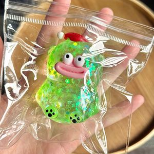 New Creative 7cm Maltose Big-Mouthed Christmas <b>Bear</b> TPR Squeeze Toy Portable Stress Relief Gift for Kids Adults Easy Mood - Product Image 4