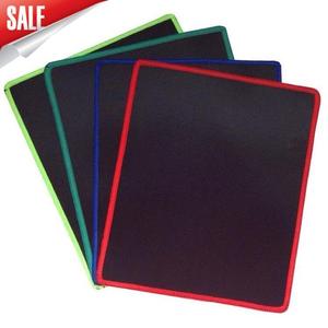 Gaming Mouse Pad 260x210x2mm Rubber Rectangular Anti Slip Durable <b>Black</b> <b>Edge</b> Trim - Product Image 1