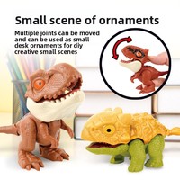 Set de Juguetes de Plástico con Figuras de Dinosaurios T-Rex Mini y Huevos Sorpresa para Niños, Importados