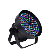 Nouvelle lampe de scène LED PAR haute luminosité, 90 pièces de perles de lampe RGBW 3W quadricolores, boîtier en aluminium moulé, silencieuse