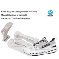Tendance baskets décontractées Logo personnalisé maille tricotée à la mouche pour coussin d'air mode chaussures de Style de marche moule