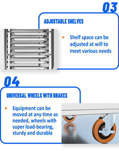 Congélateur rapide pour aliments, 200 kg, 500 kg, 10 plateaux, 6 bacs, Philippines, chariot <span class=keywords><strong>alimentaire</strong></span>, compresseur Bitzer, fruits et légumes - Product Image 5