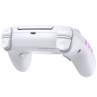 Control de Juego Inalámbrico BT RGB con Iluminación de 1000 mAh, Molde Privado, para Consola PS5 Slim Pro, Joystick con Tiras de Luz TURBO