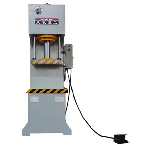 100 ton single arm four pillar guide hydraulic press