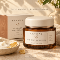 Crème pour le visage NAD, blanchissante, raffermissante, hydratante, anti-rides, crème pour le visage, marque privée, fabricant de produits de soin de la peau OEM ODM